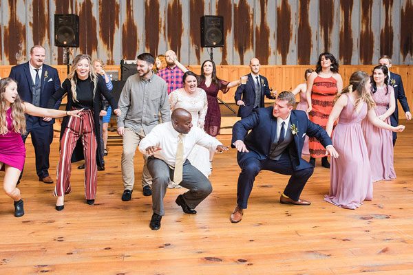 Group dance at event center